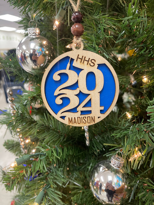 Graduation Personalized Christmas Ornament