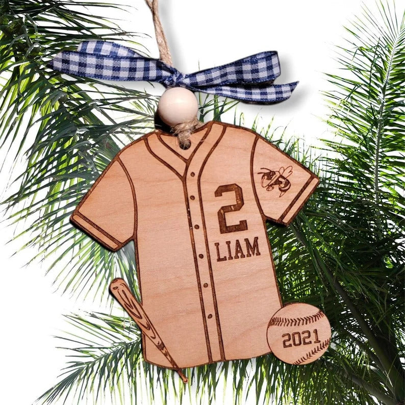 Baseball Jersey Ornament